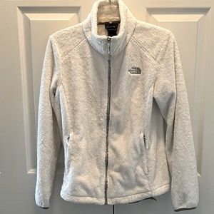 North face fleece polar white size S/P
